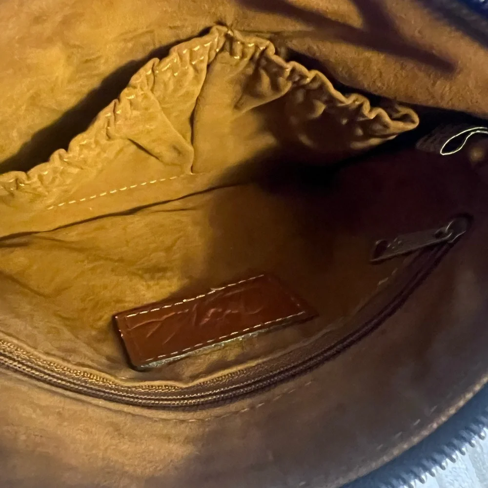 Patricia Nash Brown Leather Clutch - Picture 5 of 16